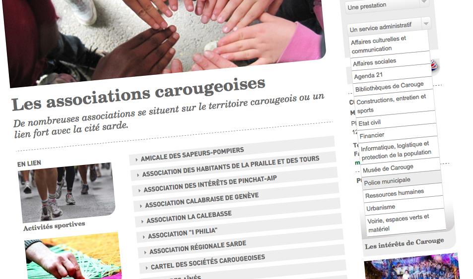 Page associations